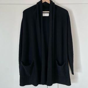 Aritzia Babaton Wool and Cashmere Black Cardigan